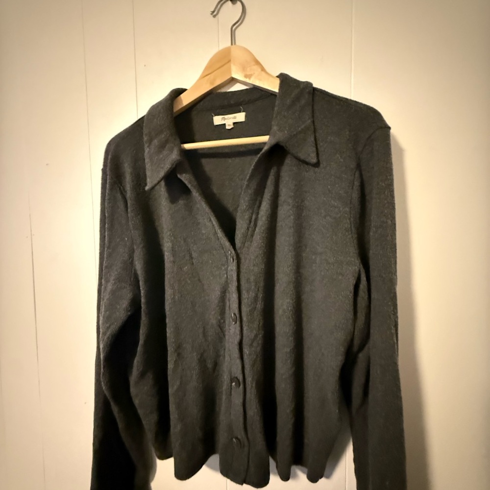 Madewell Charcoal Knit Sweater